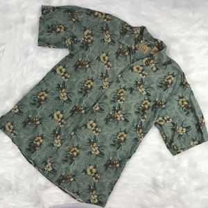 Jos. A. Bank mens size Medium Silk Hawaiian shirt